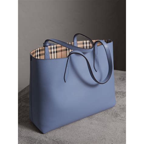 burberry reversible tote blue|burberry haymarket tote medium.